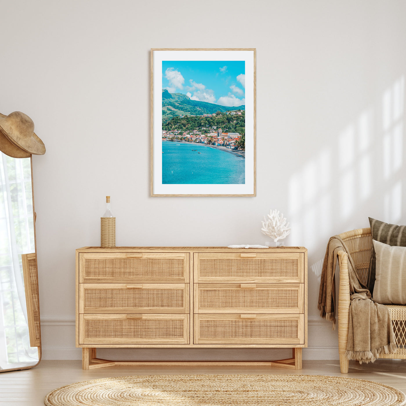 Martinique Photo Color Poster