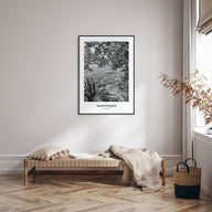Martinique Portrait B&W Poster