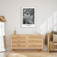 Martinique Portrait B&W Poster