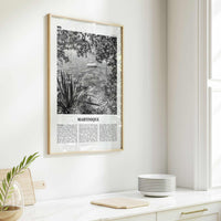 Martinique Print Black and White, Martinique Wall Art, Martinique Poster, Martinique Photo, Martinique Wall Decor, Fort-de-France, Caribbean