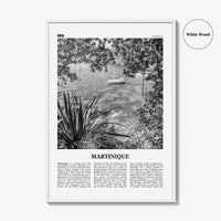 Martinique Print Black and White, Martinique Wall Art, Martinique Poster, Martinique Photo, Martinique Wall Decor, Fort-de-France, Caribbean