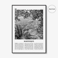 Martinique Print Black and White, Martinique Wall Art, Martinique Poster, Martinique Photo, Martinique Wall Decor, Fort-de-France, Caribbean