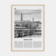Maryland Travel B&W No 1 Poster