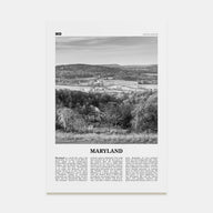 Maryland Travel B&W No 2 Poster