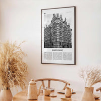 Marylebone Print Black and White, Marylebone Wall Art, Marylebone Poster, Marylebone Photo, Marylebone Wall Décor, Marylebone Map, London,
