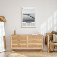 Massachusetts Travel B&W No 2 Poster