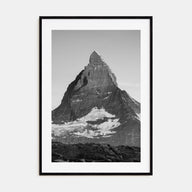 Matterhorn Photo B&W Poster