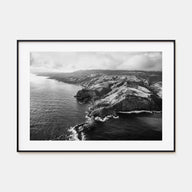 Maui Landscape B&W Poster