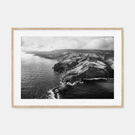 Maui Landscape B&W Poster