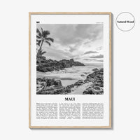Maui Print Black and White No 1, Maui Wall Art, Maui Poster, Maui Photo, Maui Wall Décor, Hawaii, USA, United States, North America