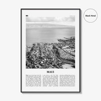 Maui Print Black and White No 2, Maui Wall Art, Maui Poster, Maui Photo, Maui Wall Décor, Hawaii, USA, United States, North America