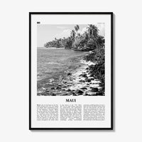 Maui Print Black and White No 3, Maui Wall Art, Maui Poster, Maui Photo, Maui Wall Décor, Hawaii, USA, United States, North America