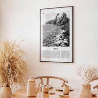 Maui Print Black and White No 3, Maui Wall Art, Maui Poster, Maui Photo, Maui Wall Décor, Hawaii, USA, United States, North America