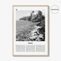 Maui Print Black and White No 3, Maui Wall Art, Maui Poster, Maui Photo, Maui Wall Décor, Hawaii, USA, United States, North America