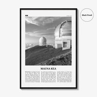 Mauna Kea Print Black and White, Mauna Kea Wall Art, Mauna Kea Poster, Mauna Kea Photo, Mauna Kea Wall Décor, Mauna Kea Map, Hawaii, USA