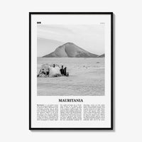 Mauritania Print Black and White, Mauritania Wall Art, Mauritania Poster, Mauritania Photo,  موريتانيا Mauritanie, Nouakchott, Africa
