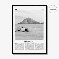 Mauritania Print Black and White, Mauritania Wall Art, Mauritania Poster, Mauritania Photo,  موريتانيا Mauritanie, Nouakchott, Africa