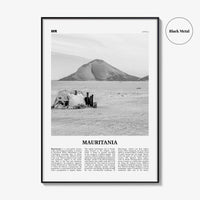 Mauritania Print Black and White, Mauritania Wall Art, Mauritania Poster, Mauritania Photo,  موريتانيا Mauritanie, Nouakchott, Africa