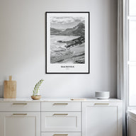 Mauritius Portrait B&W Poster