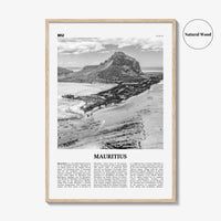 Mauritius Print Black and White, Mauritius Wall Art, Mauritius Poster, Mauritius Photo, Mauritius Decor, Maurice Moris, Port Louis, Africa