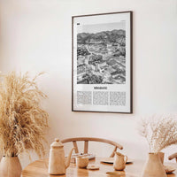 Mbabane Print Black and White, Mbabane Wall Art, Mbabane Poster, Mbabane Photo, Mbabane Wall Décor, Mbabane Map, Eswatini