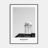 McKinney Portrait B&W Poster