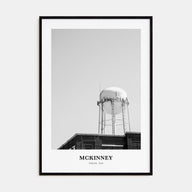 McKinney Portrait B&W Poster