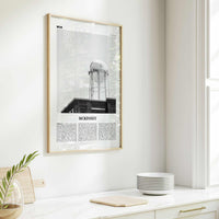 McKinney Print Black and White, McKinney Wall Art, McKinney Poster, McKinney Photo, McKinney Wall Décor, Texas, USA, United States