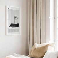 McKinney Print Black and White, McKinney Wall Art, McKinney Poster, McKinney Photo, McKinney Wall Décor, Texas, USA, United States