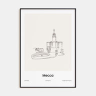 Mecca Drawn Poster