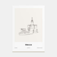 Mecca Drawn Poster