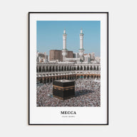 Mecca Portrait Color Poster