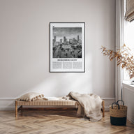 Mecklenburg County Travel B&W Poster