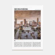 Mecklenburg County Travel Color Poster