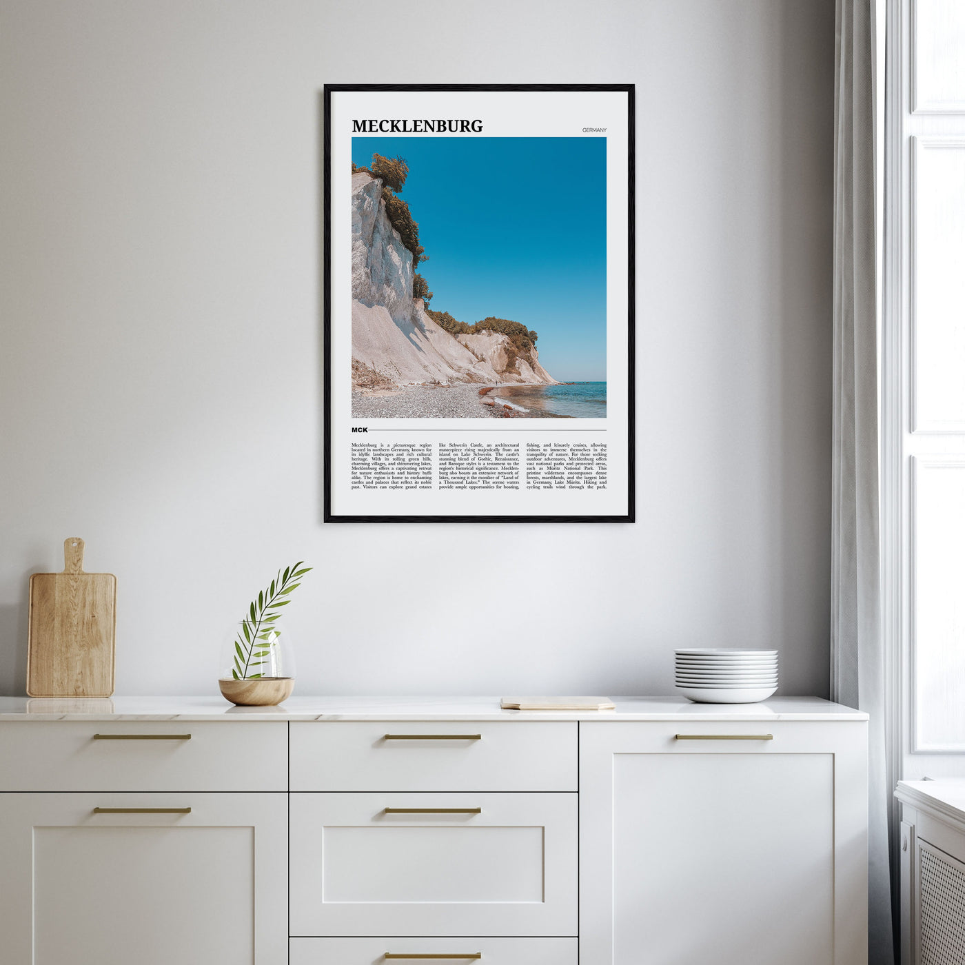 Mecklenburg-Vorpommern Travel Color Poster