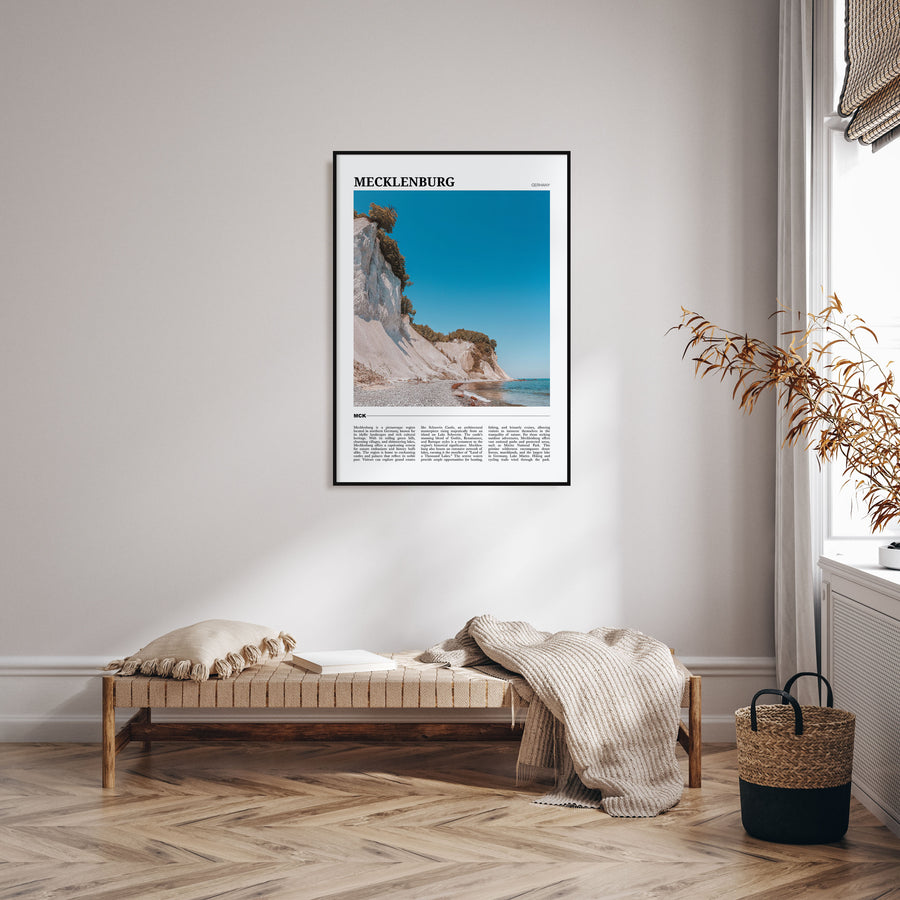 Mecklenburg-Vorpommern Travel Color Poster