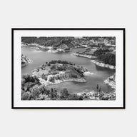 Medellín Landscape B&W Poster