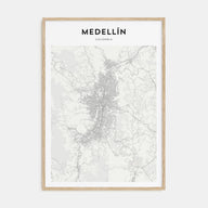 Medellín Map Portrait Poster