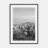 Medellín Photo B&W Poster