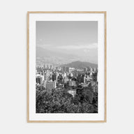 Medellín Photo B&W Poster