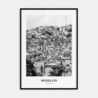 Medellín Portrait B&W No 1 Poster