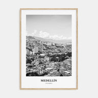 Medellín Portrait B&W No 2 Poster