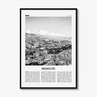 Medellin Print Black and White No 1, Medellín Wall Art, Medellín Poster, Medellín Photo, Medellín Wall Decor, Medellin, Colombia, America