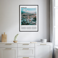 Medellín Travel Color Poster