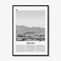 Medford Print Black and White Oregon, Medford Wall Art, Medford Poster, Medford Photo, Medford Map, Medford Wall Decor, USA, United States