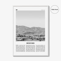 Medford Print Black and White Oregon, Medford Wall Art, Medford Poster, Medford Photo, Medford Map, Medford Wall Decor, USA, United States