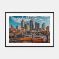 Melbourne, Australia Landscape Color Poster