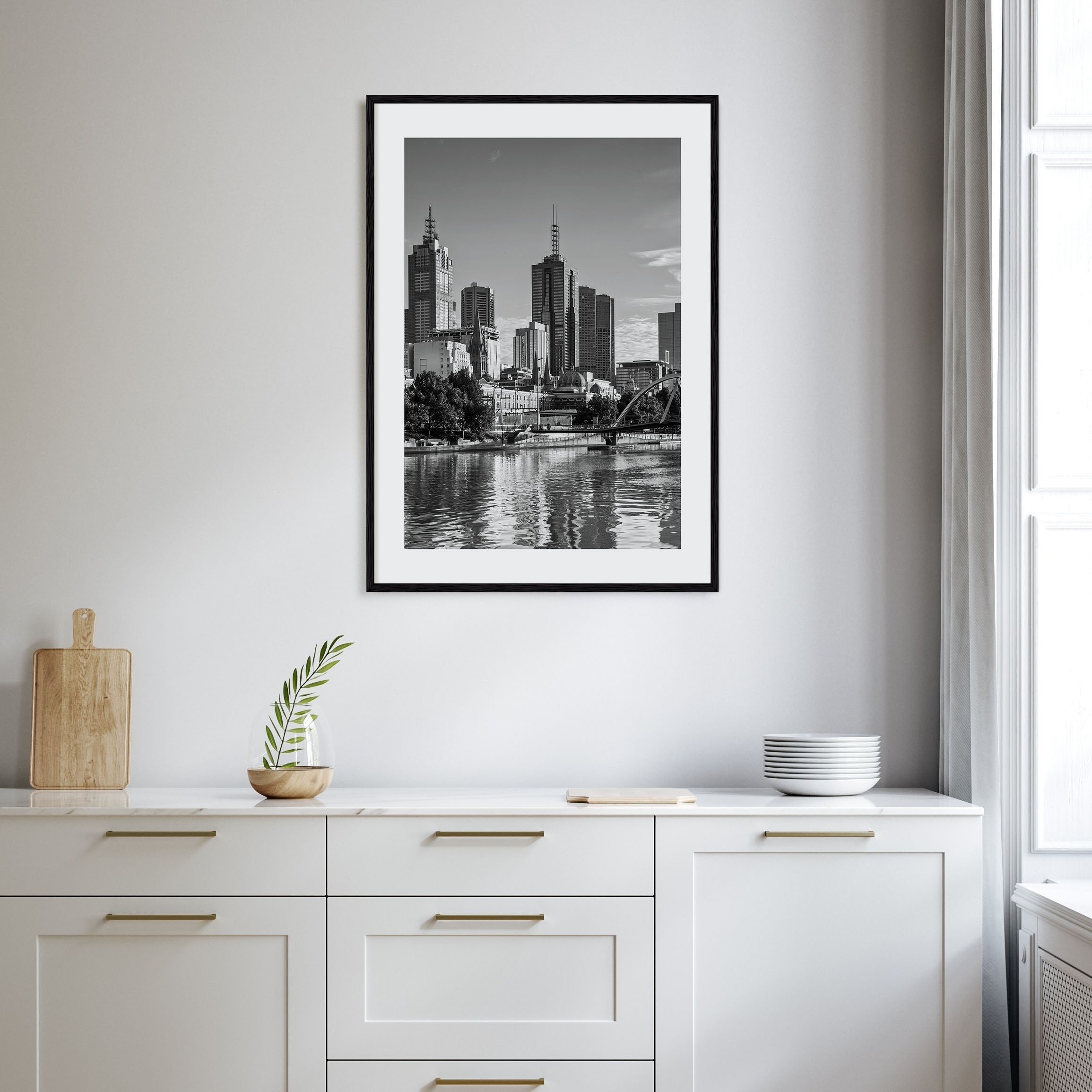 Melbourne, Australia Photo B&W No 2 Poster