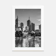 Melbourne, Australia Photo B&W No 2 Poster