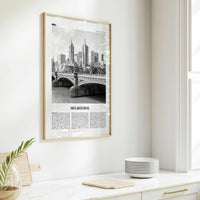 Melbourne Print Black and White Australia No 1, Melbourne Wall Art, Melbourne Poster, Melbourne Photo, Melbourne Wall Decor, Victoria
